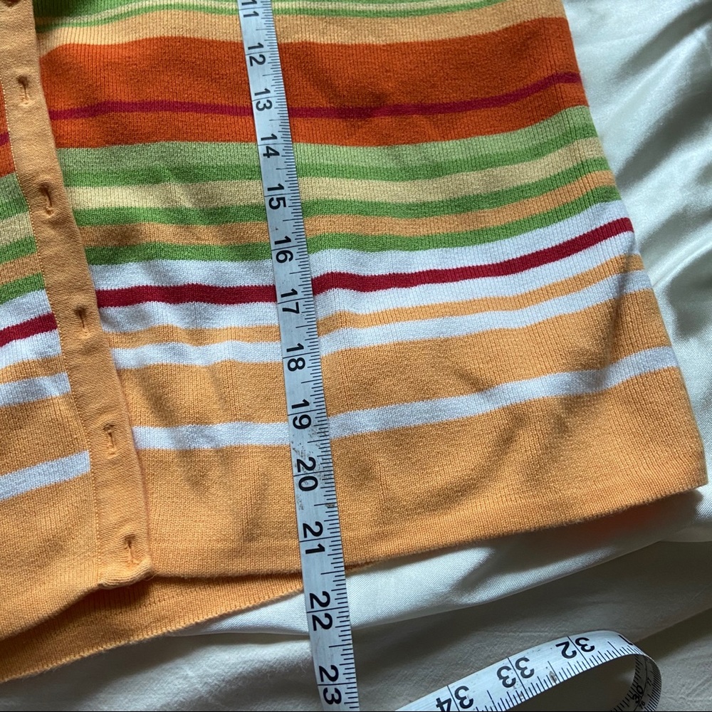 Striped button cardigan - Picture 6 of 7